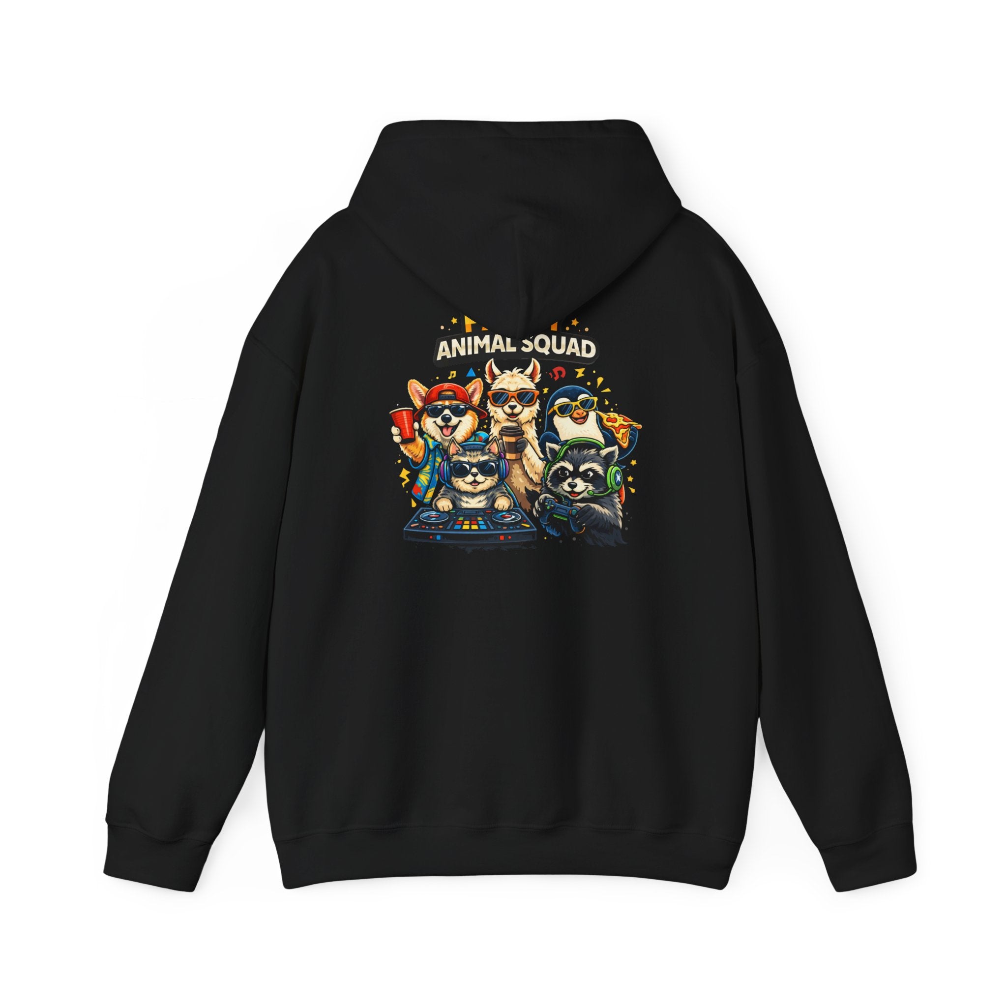 Corgi Summer Vibes Hoodie — "Energy" Animal Squad Graphic