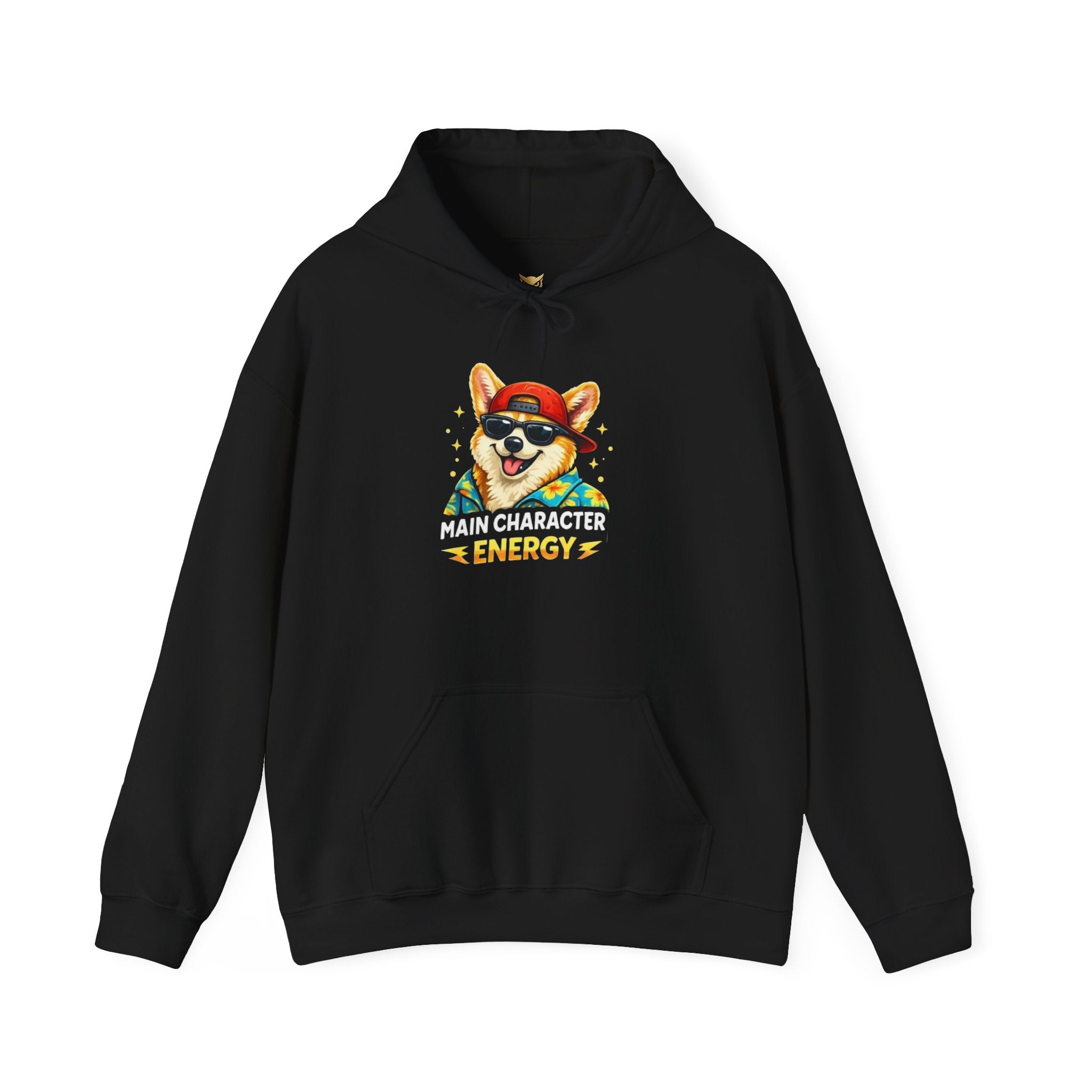 Corgi Summer Vibes Hoodie — "Energy" Animal Squad Graphic